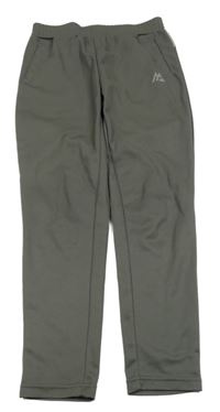 Tmavošedé sportovní tepláky 