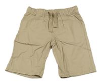 Béžové plátěné kraťasy Topolino