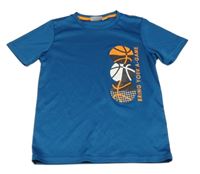 Petrolejové sportovní tričko s míči crane