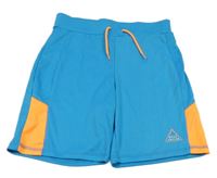 Modro-oranžové sportovní kraťasy dunnes 
