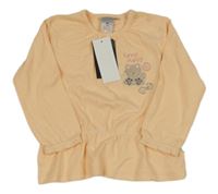 Nové - meruňková tunika s obrázkem 