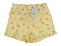 Světležluté kraťasy s pomeranči Primark