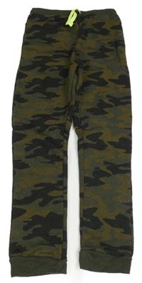 Khaki-černé army tepláky Y.F.K.