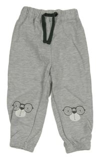 Světlešedé tepláky s čumáky Ergee