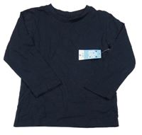 Nové - Tmavomodré triko Matalan