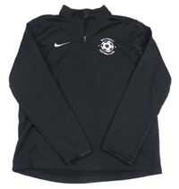 Černá sportovní mikina s výšivkou Nike