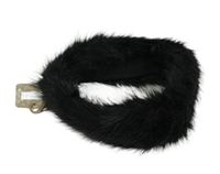 Nové - Dámská černá kožešinová čelenka Accessozize 