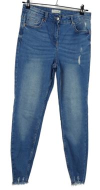 Dámské světlemodré skinny rifle s prošoupáním Papaya 