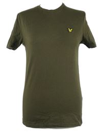 Pánské khaki tričko Lyle & Scott 