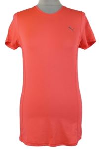 Dámské neonově růžové sportovní funkční tričko Puma 