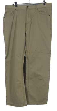 Pánské béžové plátěné kalhoty Maine vel. 38S