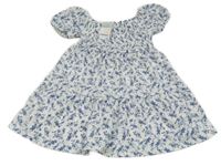 Bílo-modré květované šaty Primark