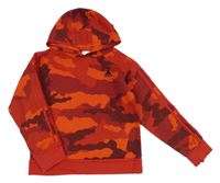 Červená army mikina s kapucí Adidas
