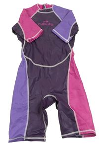 Purpurovo-růžový pogumovaný neopren Nabaiji 