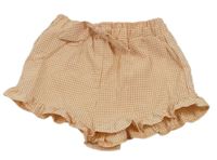 Oranžovo-bílé kostičkované kraťasy Primark