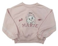 Světlerůžová mikina s Marií a mašlemi Disney