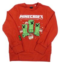Červená mikina - Minecraft