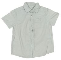 Bílo-šedá kostkovaná košile H&M