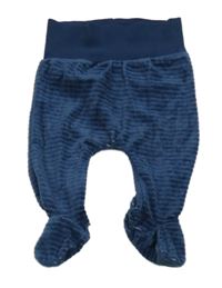 Tmavomodré sametové polodupky 