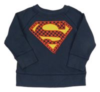 Tmavomodrá mikina se Supermanem GAP