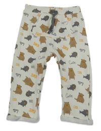 Smetanové tepláky se zvířátky Ergee