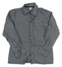 Černo-bílá kostkovná košile Yigga