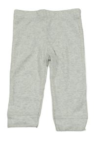 Šedé melírované tepláky 