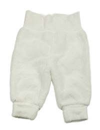 Bílé chlupaté kalhoty Ergee