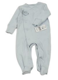 Nové - Světlemodrý žebrovaný overal Matalan