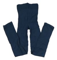 Tmavomodré punčocháče bez šlapiček 