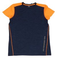 Tmavomodro-oranžové sportovní tričko Yigga 