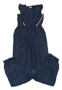 Tmavomodrý letní kalhotový overal Alive 