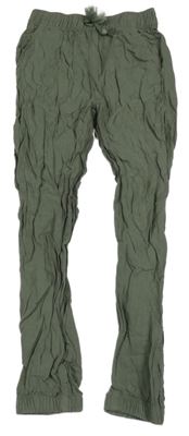 Khaki lehké kalhoty H&M