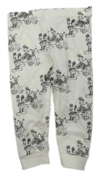 Bílé tepláky s Mickeym Disney