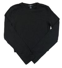Černé crop triko New Look