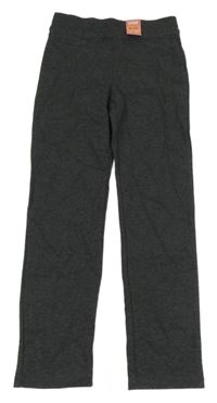 Nové - tmavošedé melírované teplákové kalhoty St. Bernard