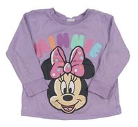 Lila triko s Minnie Disney