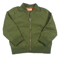 Khaki šusťákový jarní bomber H&M