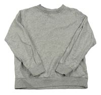 Šedá melírovaná mikina H&M