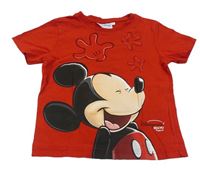 Červené tričko s Mickeym zn. Disney