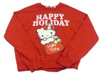 Červená mikina s Hello Kitty H&M