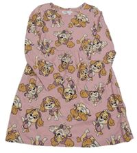 Růžové bavlněné šaty se Skye Sinsay