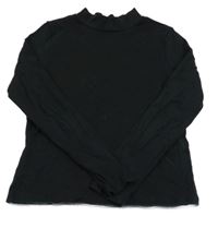 Černé triko se stojáčkem H&M