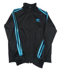 Černá sportovní propínací mikina Adidas