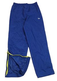 Safírové šusťákové podšité kalhoty Dunlop