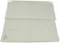 Smetanová plyšová deka s nápisem M&S