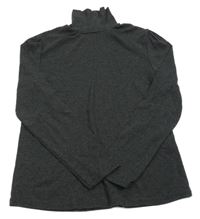 Antracitový melírovaný rolák Zara