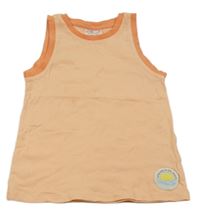 Oranžové tílko s nášivkou So Cute