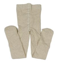 Smetanové melírované punčocháče H&M