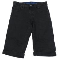 Černé riflové kraťasy Blue Ridge